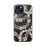 Puakenikeni En Face Flower Leis (Brown and Gray Neutrals) CLEAR Case