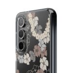 Puakenikeni En Face Flower Leis (Brown and Gray Neutrals) CLEAR Case