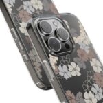 Puakenikeni En Face Flower Leis (Brown and Gray Neutrals) CLEAR Case