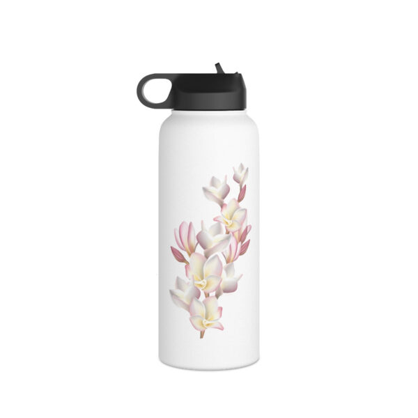 Water Bottle, 32 oz- Plumeria Cluster